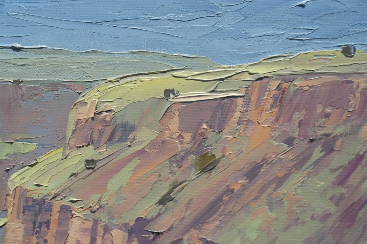 5-129 Ken Daggett %22Gorge from High Bridge%22 $2200-close up.jpg