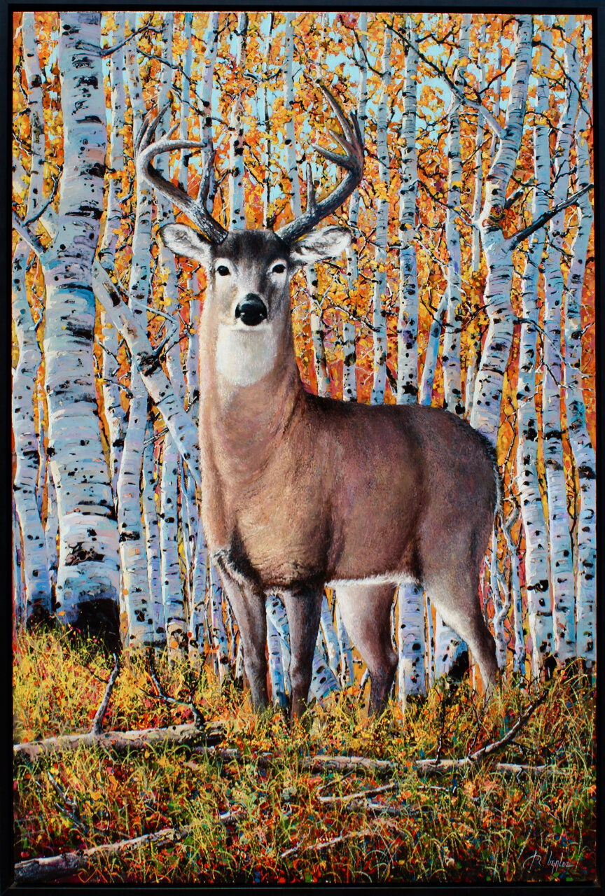 115-82 Roberto Ugalde %22White Tail Buck%22 $7950 Framed.jpg