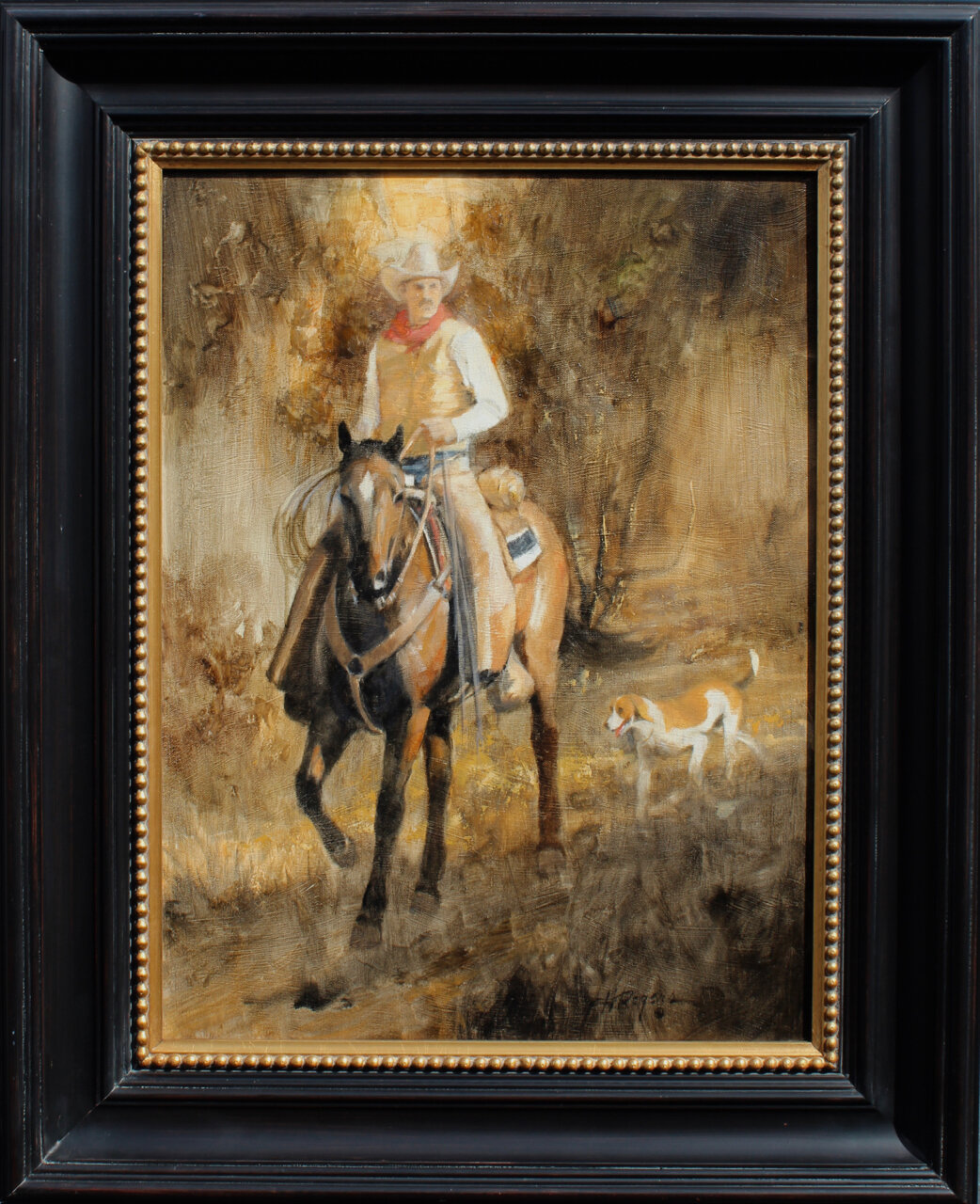 89-55 Howard Rogers %22We're Almost Home, Gus%22 $6000 Framed.jpg