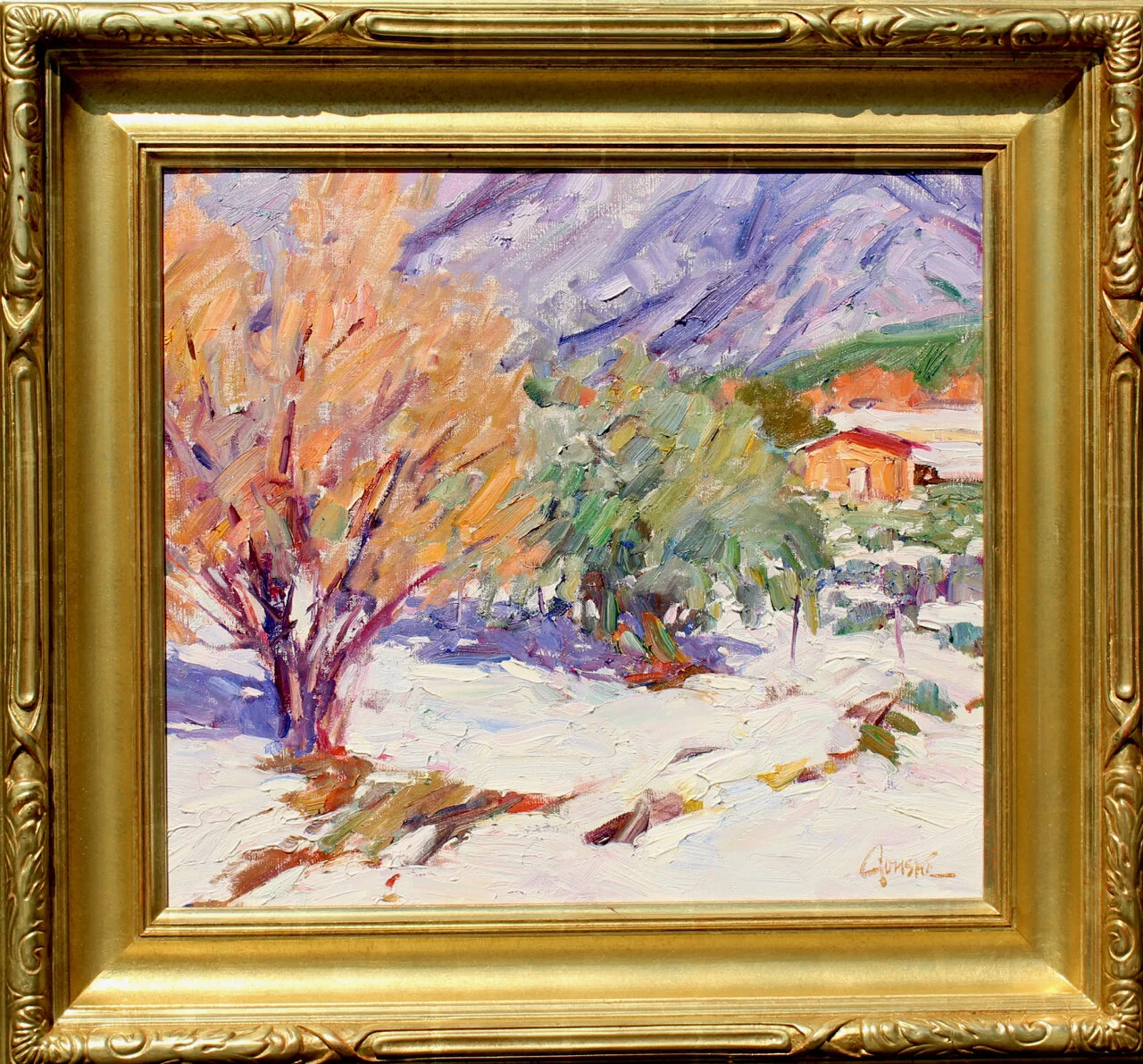 9-69 Walt Gonske %22Arroyo Hondo%22 $7500-framed.jpg