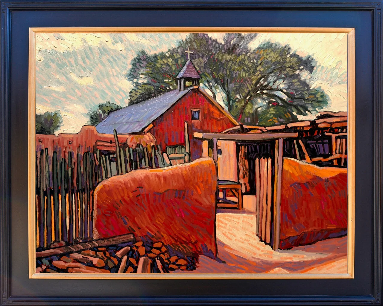 170-4 Brad Price %22Golondrinas%22 $3600-framed.jpg