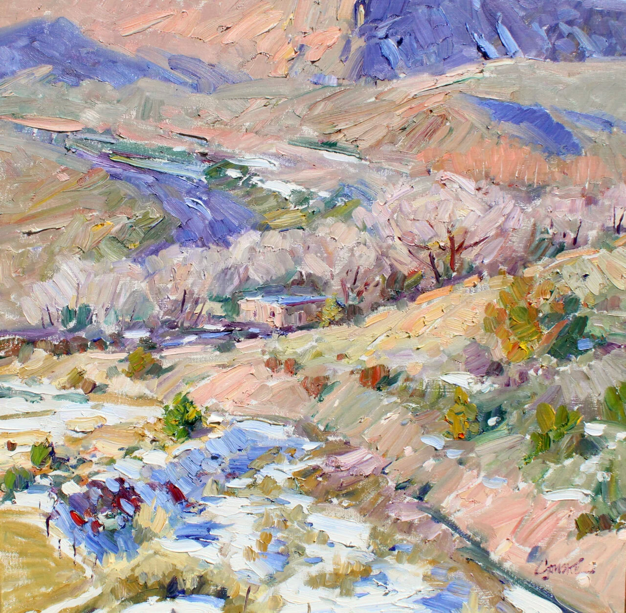 9-77 Walt Gonske %22Arroyo at Pilar, NM%22 $10,500.jpg