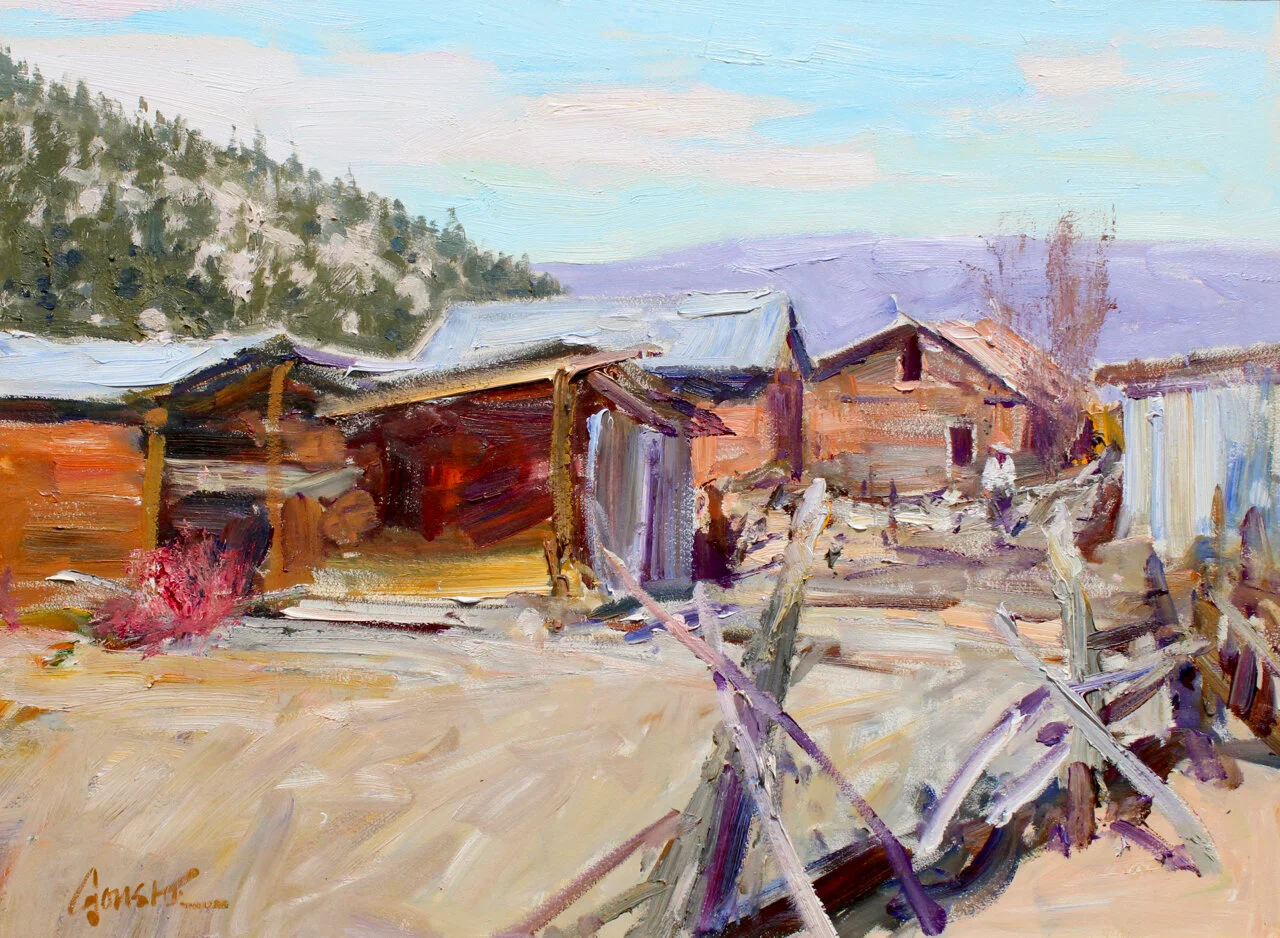 9-72 Walt Gonske %22Vallecitos Farm Yard%22 $8500.jpg