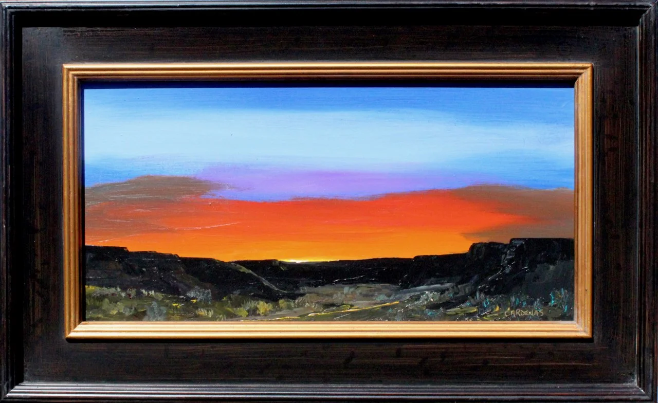 1-141 %22Galisteo Ridge%22 $995-framed.jpg