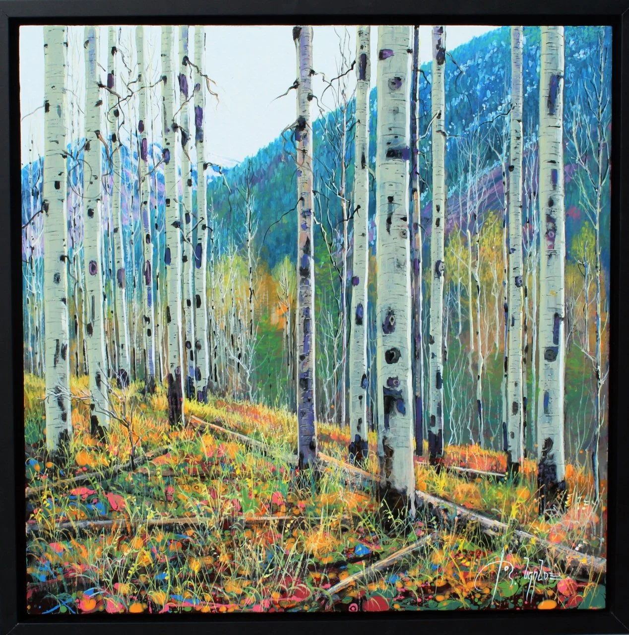 115-130 Roberto Ugalde %22Snow on the Sierra%22 $2300-framed.jpg