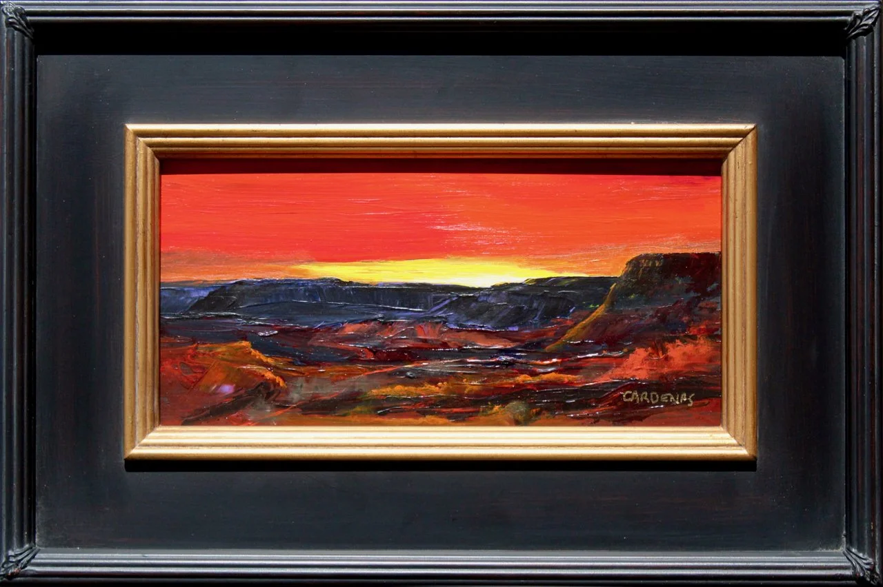 1-158 Henry Cardenas %22Gold Valley%22 $495-framed.jpg