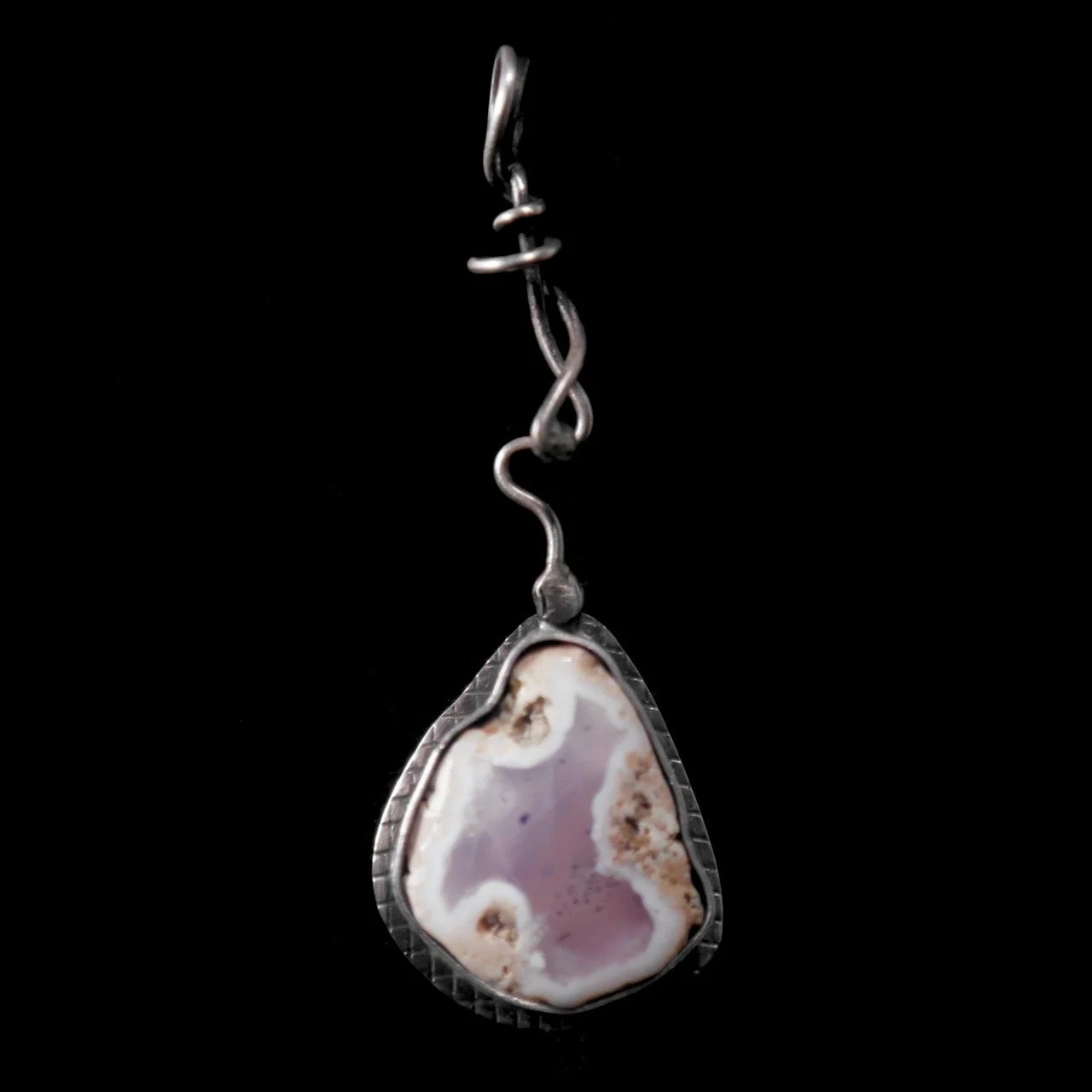 45-772 Margie Melby Fine Silver with Mexican Opal Pendant $128.jpeg