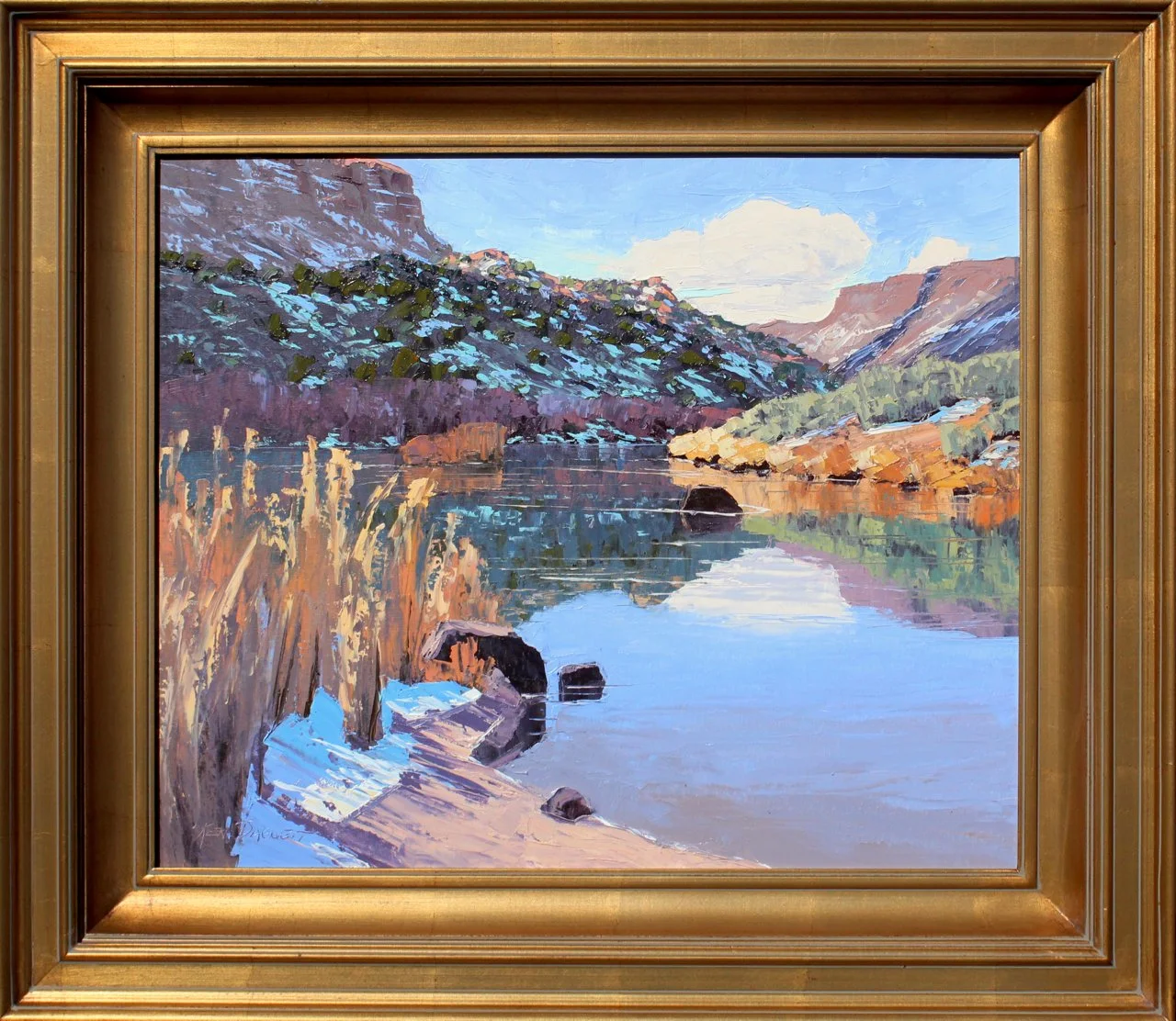 5-164 Ken Daggett %22Passing Clouds%22 $2700-framed.jpg