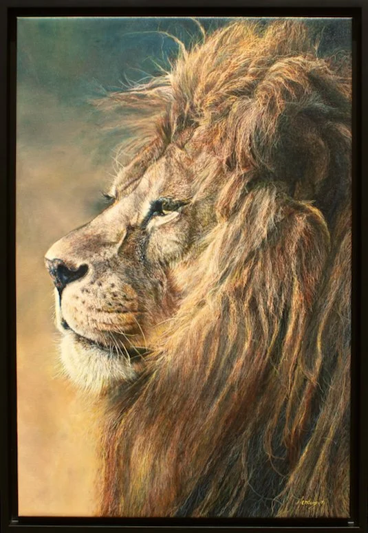 153-24 Kris Henderson %22Profile of Courage%22 $4,950-framed.jpg