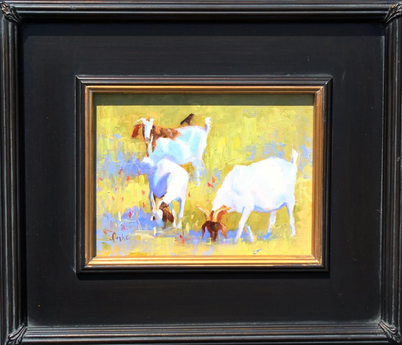10-251 Denise Imke %22Who Invited the Bird%22 $695-framed.jpg