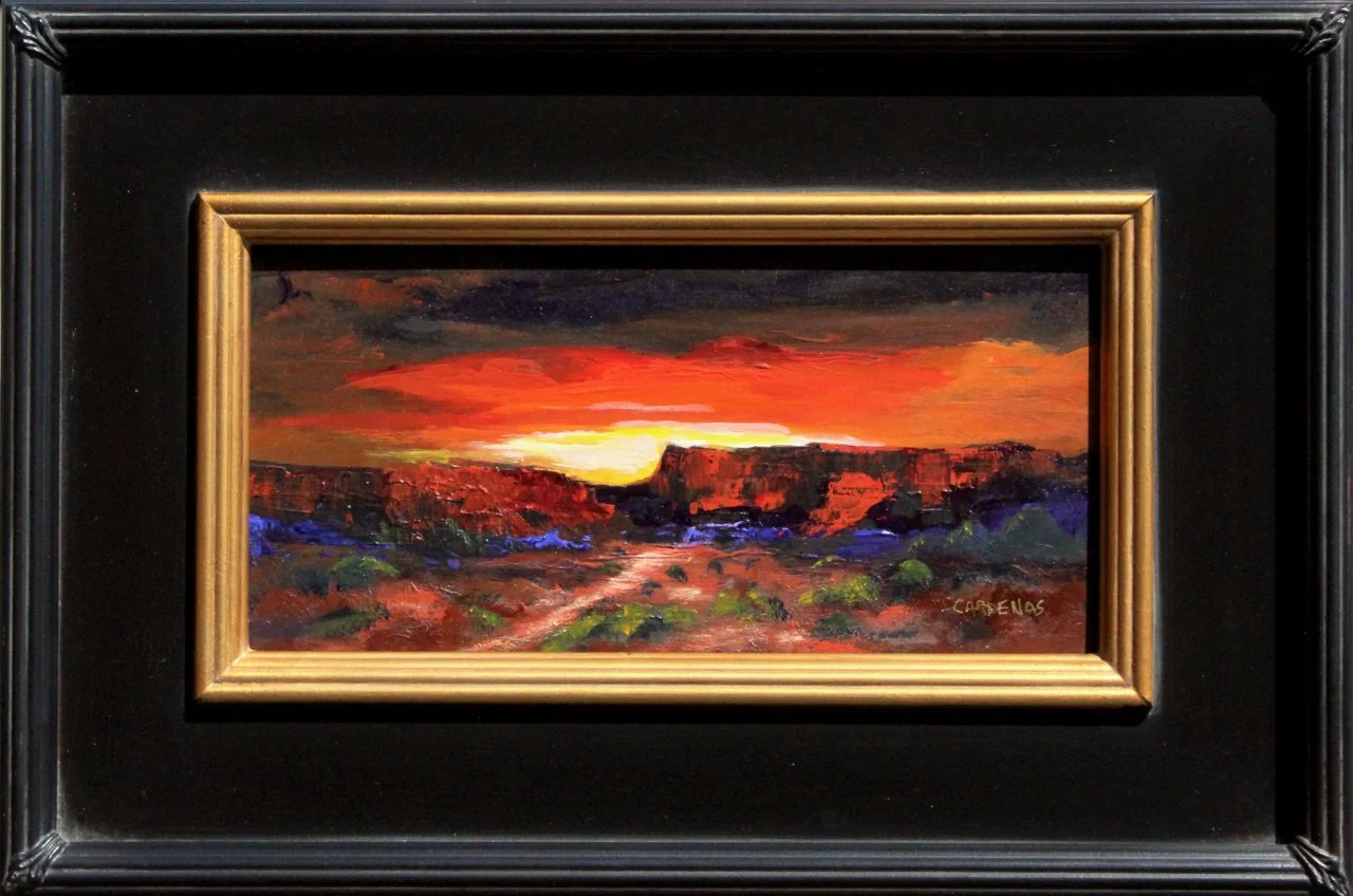 1-172 Henry Cardenas %22Sun Peek%22 $595-framed.jpg