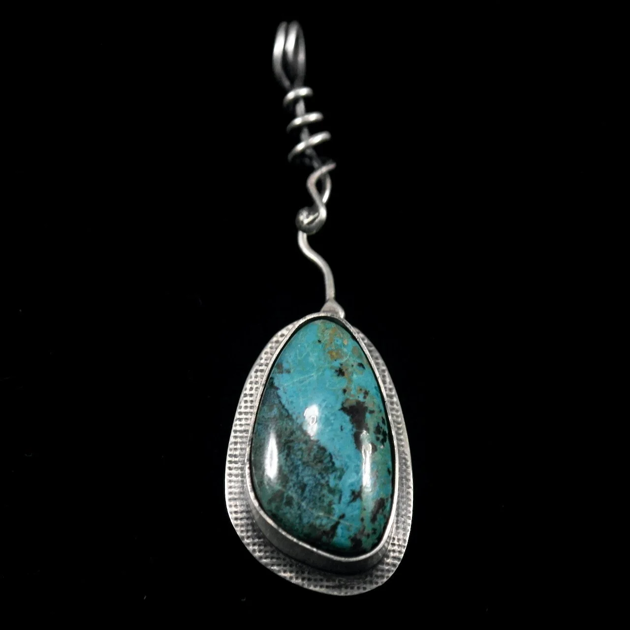 45-892 Fine Silver with Turquoise Pendant 148.jpeg