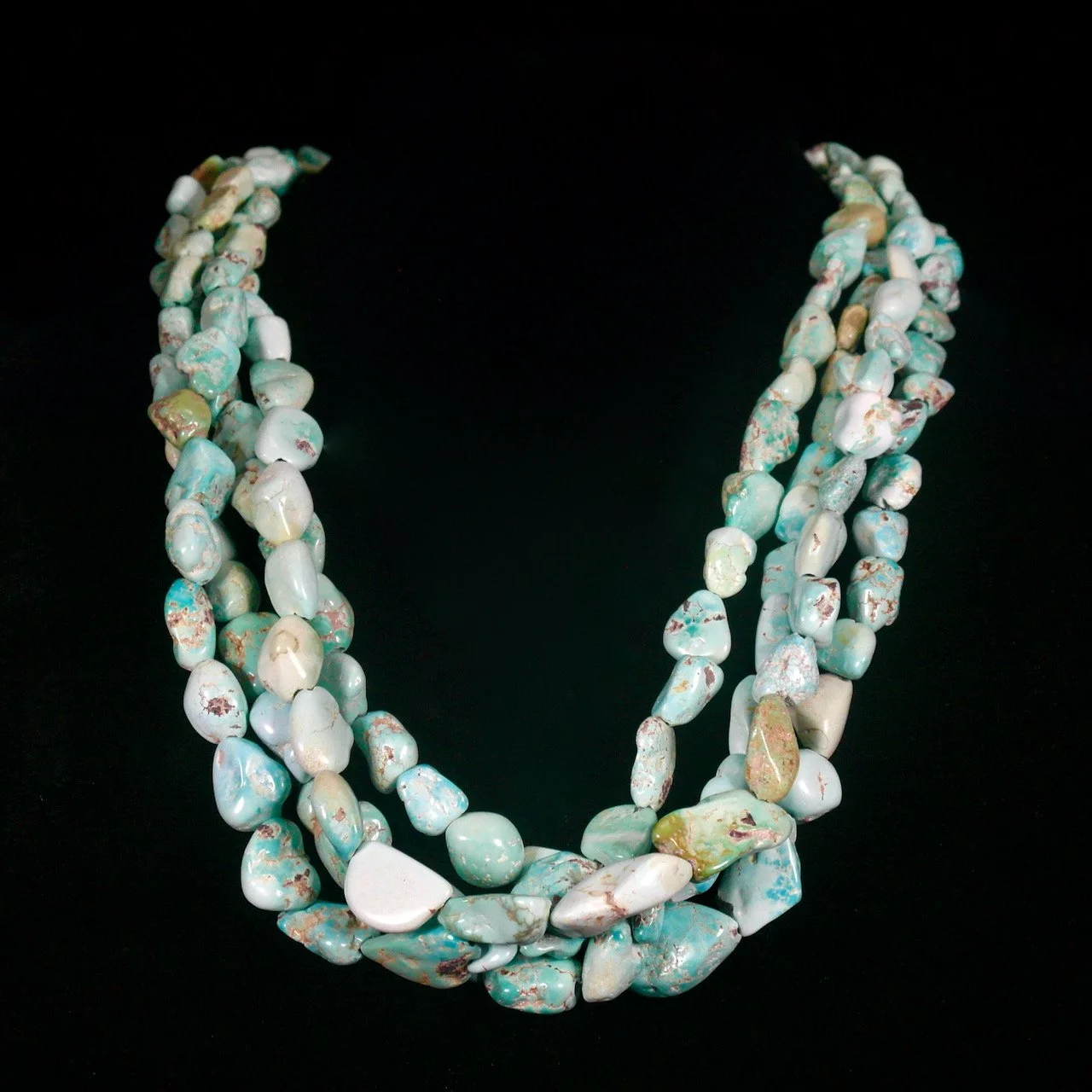 60-706 Sterling Silver Carico Lake Turquoise Necklace $1245.jpeg