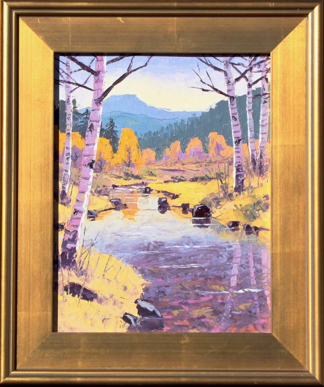 5-186 Ken Daggett %22Aspens by the Stream%22 $1,400-framed.jpg