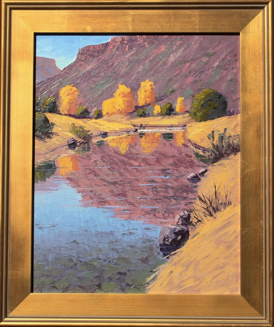 5-190 Ken Daggett %22Calm Reflections%22 $2,050-framed.jpg