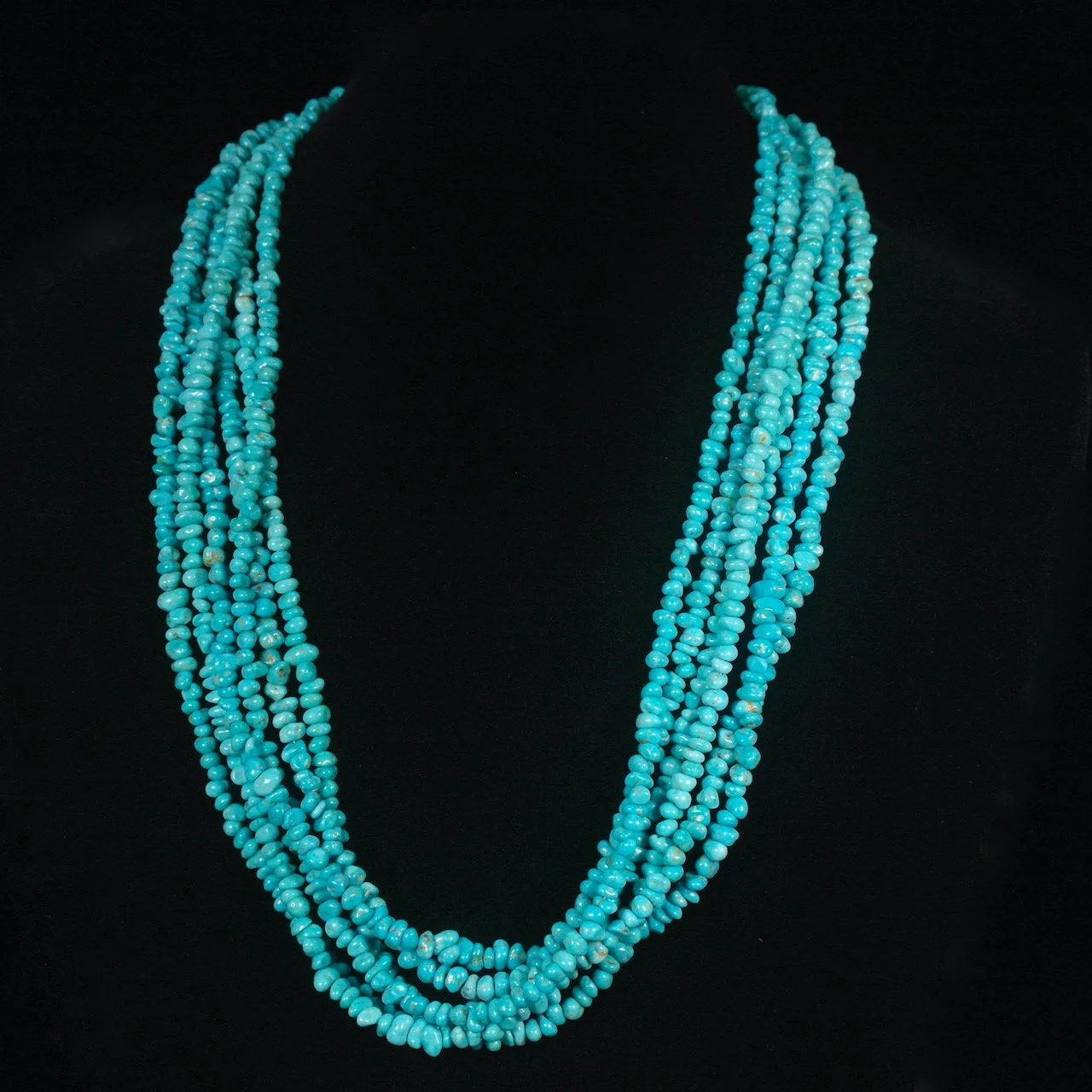 60-722 Sleeping Beauty 6 Strand Turquoise 24%22 Necklace .jpeg