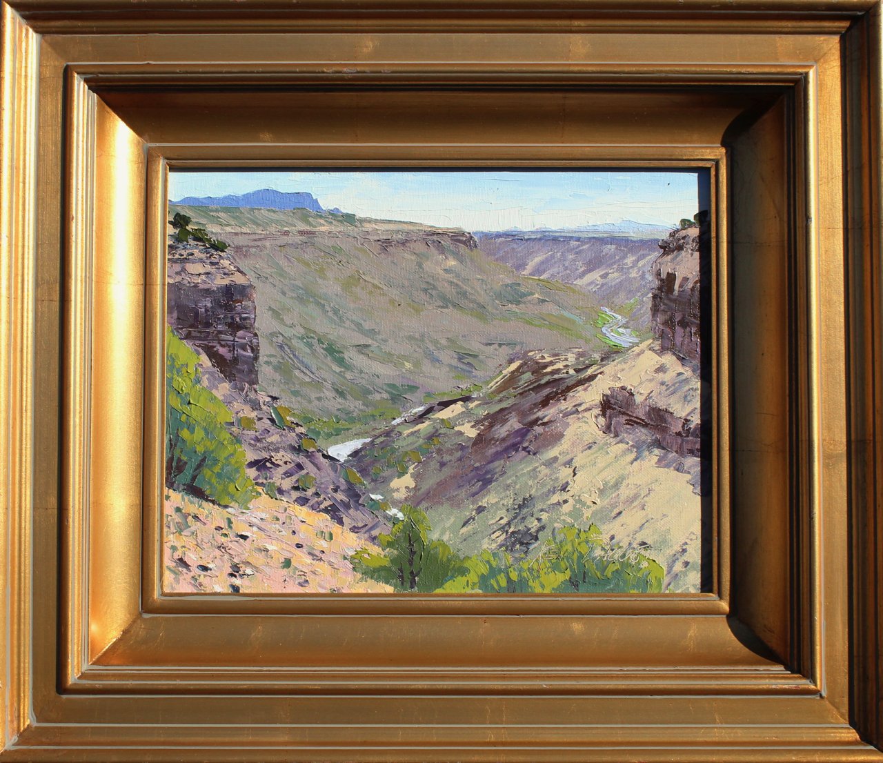 5-181 Ken Daggett %22Rio Pueblo%22 $1400-framed.jpg