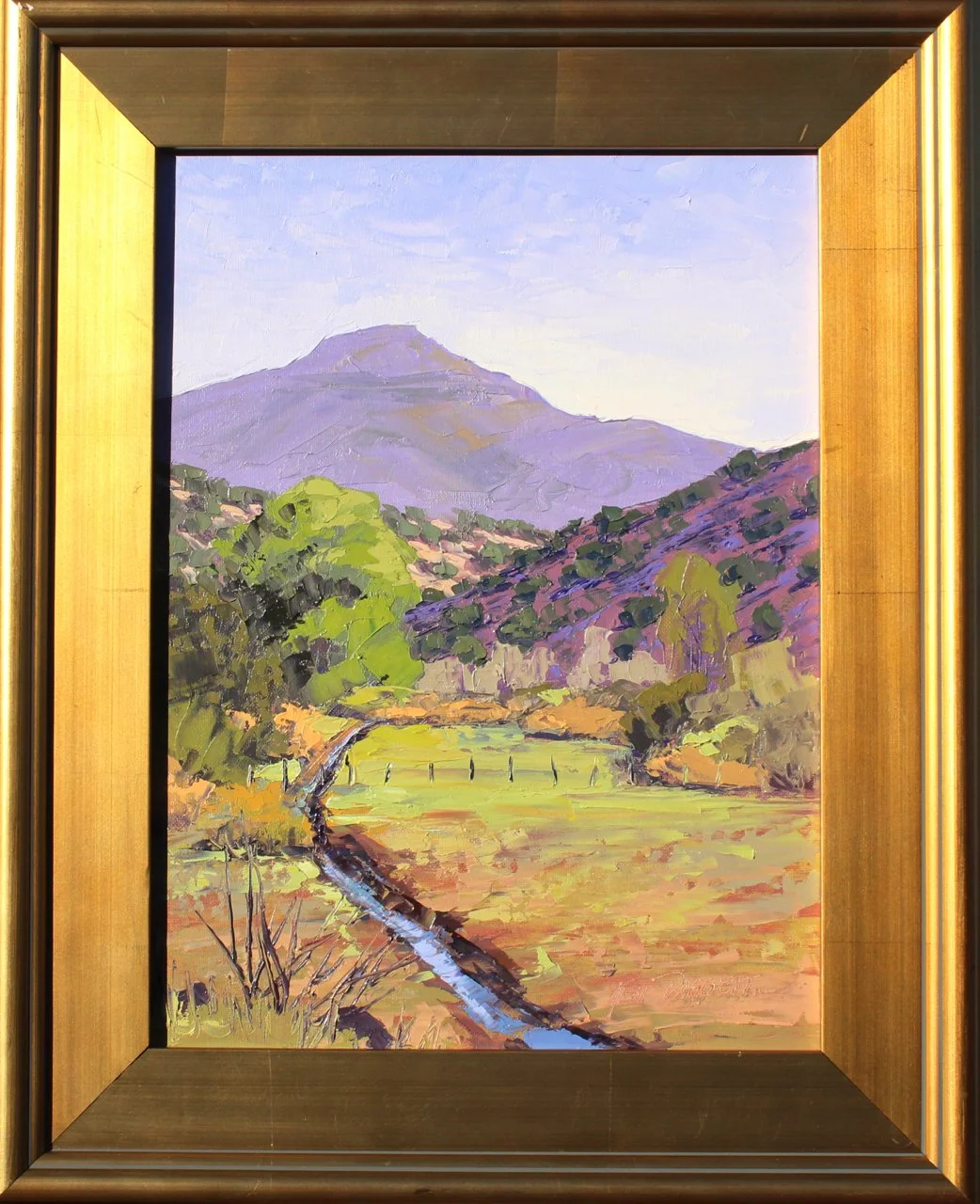 5-182 Ken Daggett %22Jicarilla Acequia%22 $1600-framed.jpg
