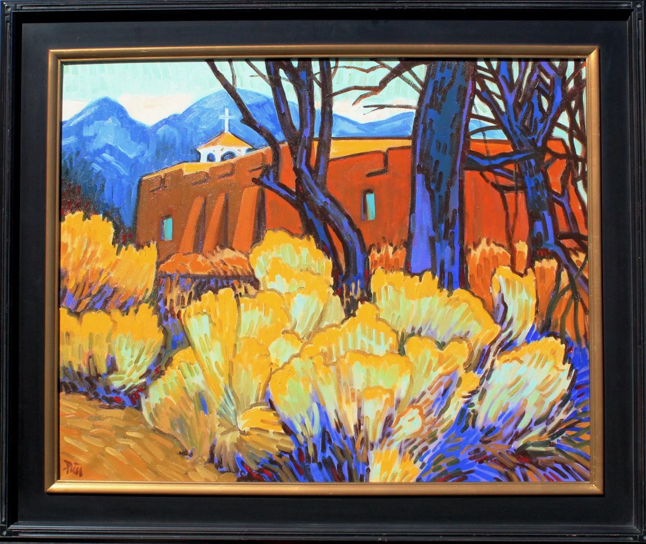 170-63 Brad Price %22La Morada de Nuestra Senora de Guadalupe%22 $3800-framed.jpg