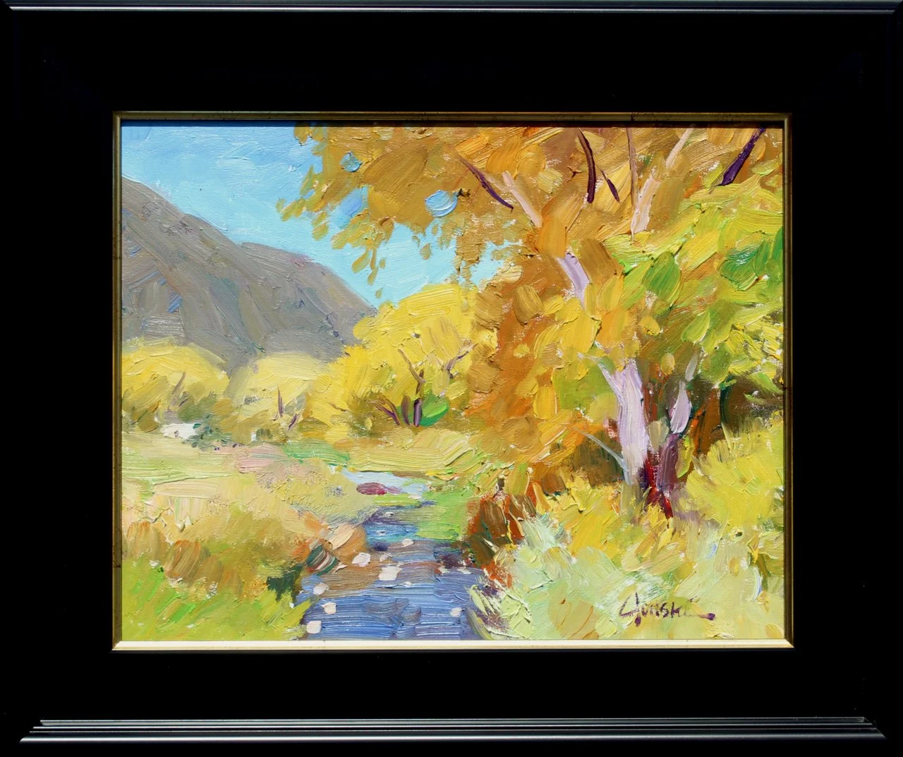 9-103 Walt Gonske %22On the Jemez River%22 $4,050-framed.jpg