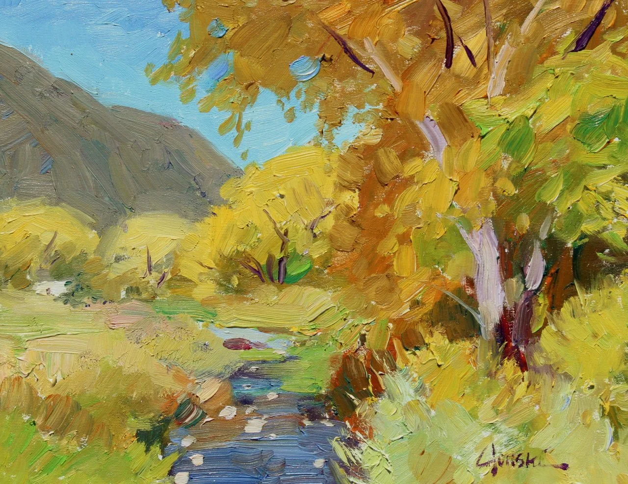 9-103 Walt Gonske %22On the Jemez River%22 $4,050.jpg