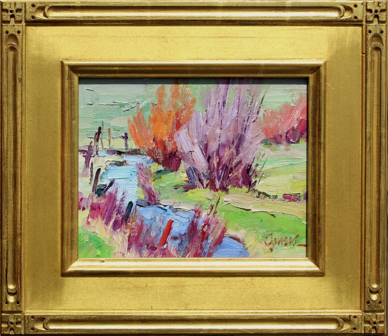 9-104 Walt Gonske %22Almost Spring - Crested Butte%22 $2550-framed.jpg
