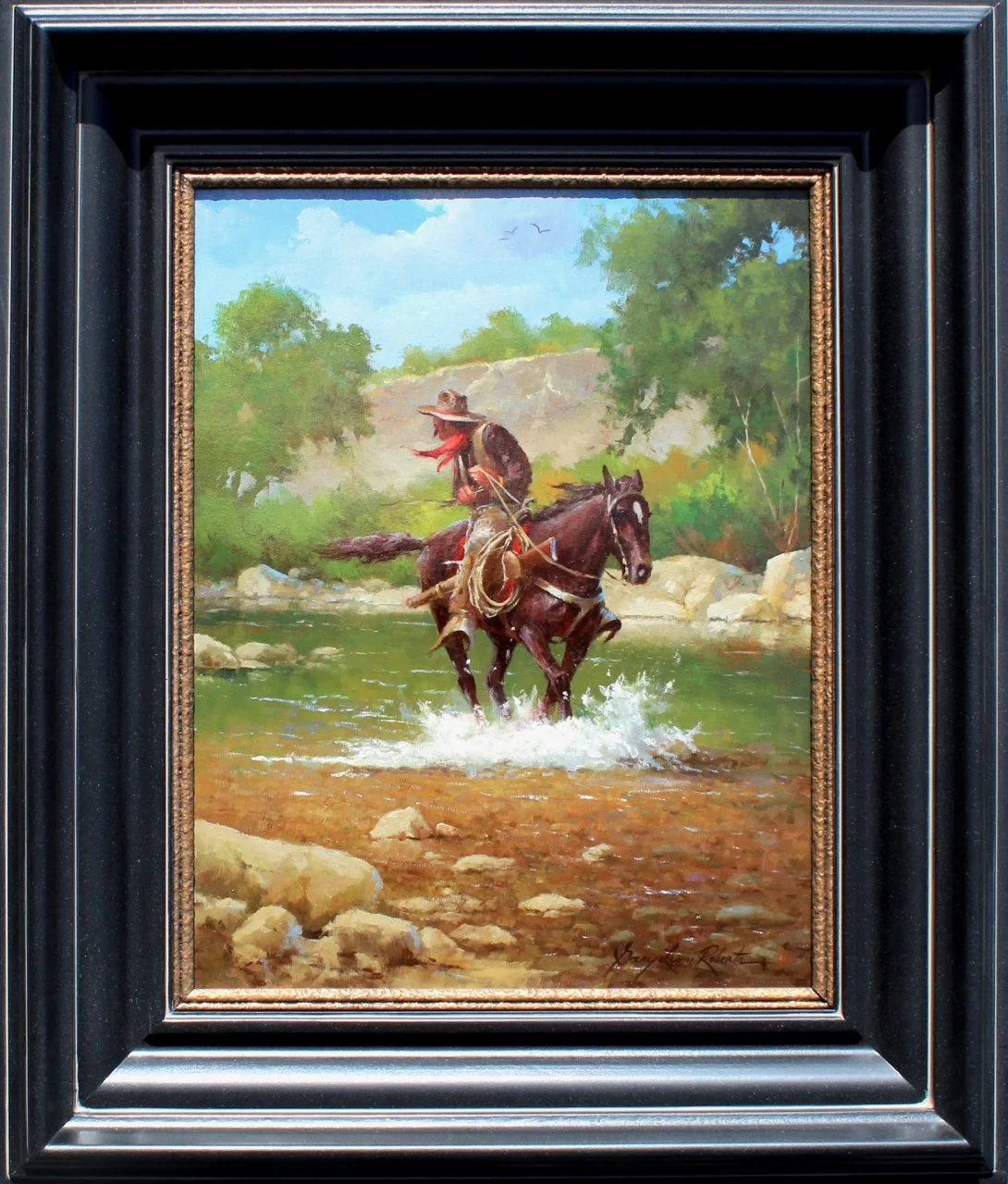 18-186 Gary Lynn Roberts %22Hiding his Tracks%22 $4,800-framed.jpg
