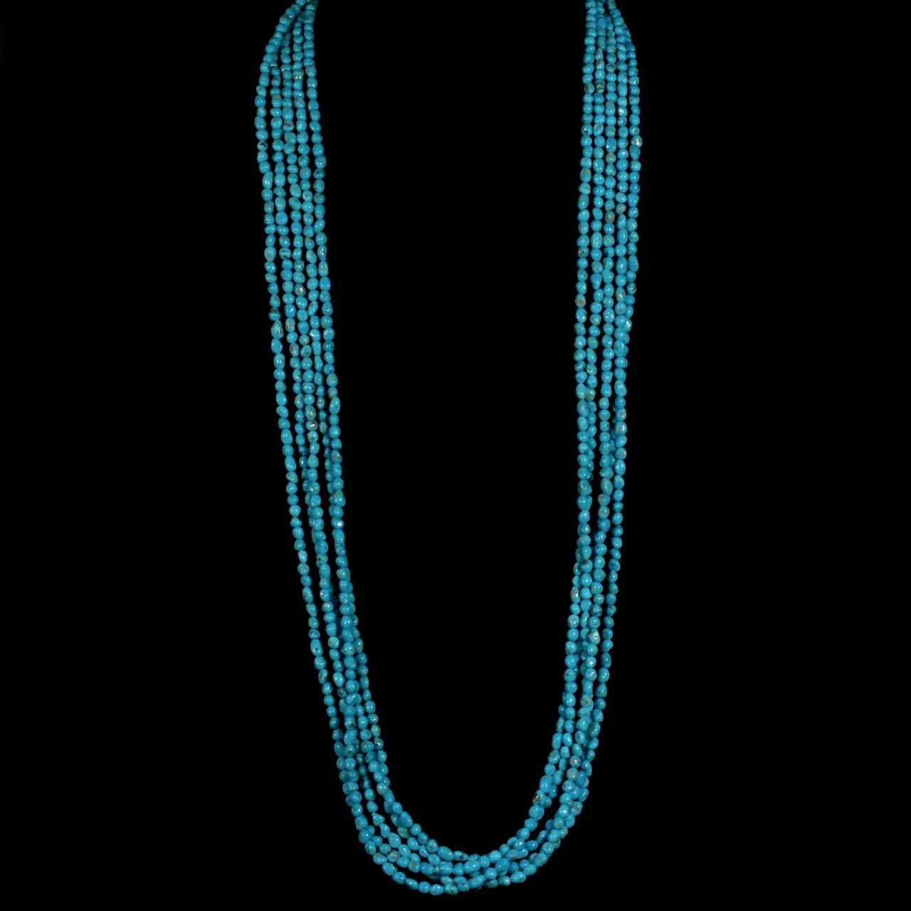 72-16 5 Strand Sleeping Beauty Turquoise Necklace $2495.jpg