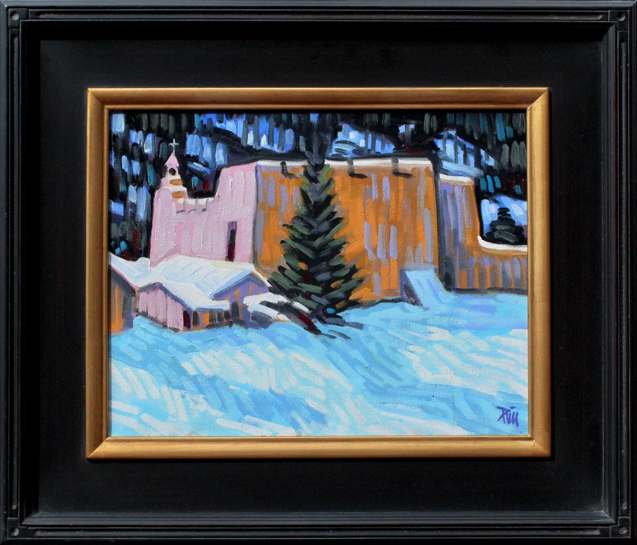 170-83 Brad Price %22Las Trampas%22 $1300-framed.jpg