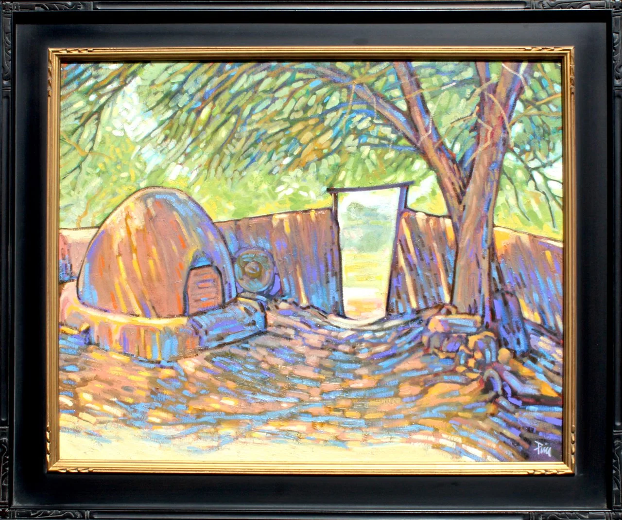 170-104 Brad Price %22Golondrinas Shade%22 $3800-framed.jpg