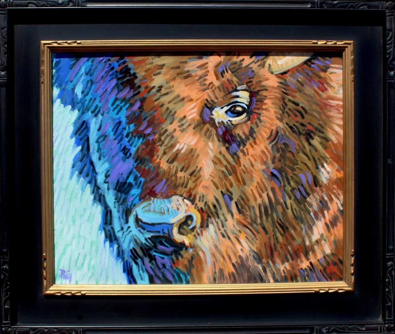 170-99 Brad Price %22Tatanka%22 $2200-framed.jpg