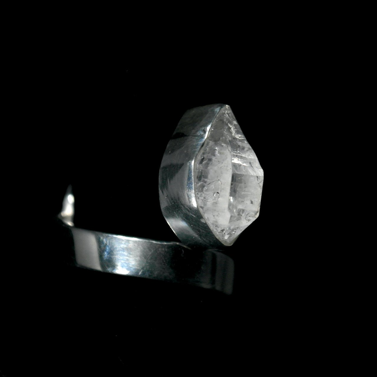 50-1005 Sterling Silver with Herkimer Diamond Ring $425-1.jpeg
