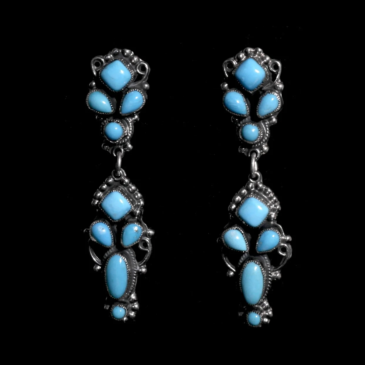 61-447 Leo Feeney Sterling Silver with Sleeping Beauty Post Earrings $496.jpg