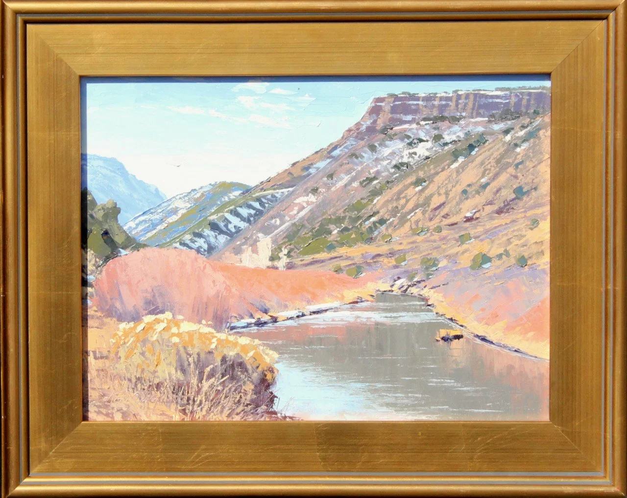 5-243 Ken Daggett "River Willows" $1600-framed.jpeg