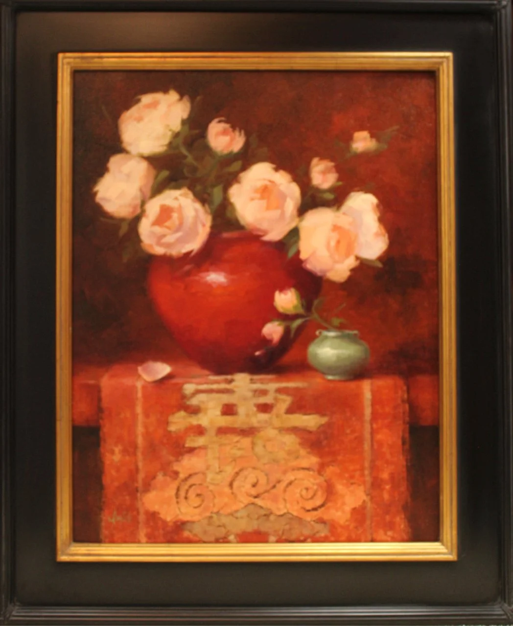 10-285 Pink Peonies in Red Vase $3300.jpg