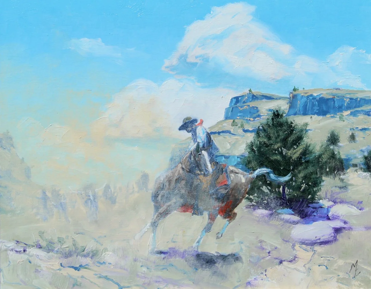 171-10 Michael Ome Untiedt %22Trail Boss at Buffalo Gap%22 $5,200.jpg