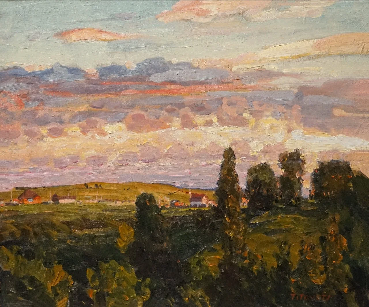 22-101 A Titovets TRANQUIL EVENING 20x24 oc $6,2,00.jpg