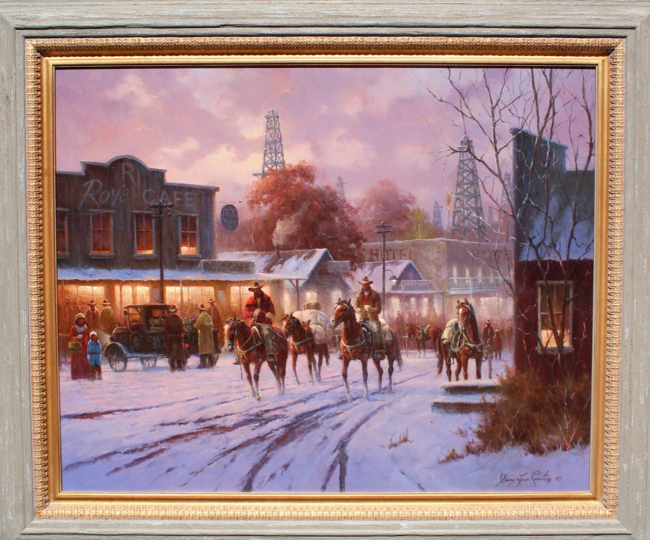 18-243 Gary Lynn Roberts "A Busy Morning" $26,500-framed.jpeg