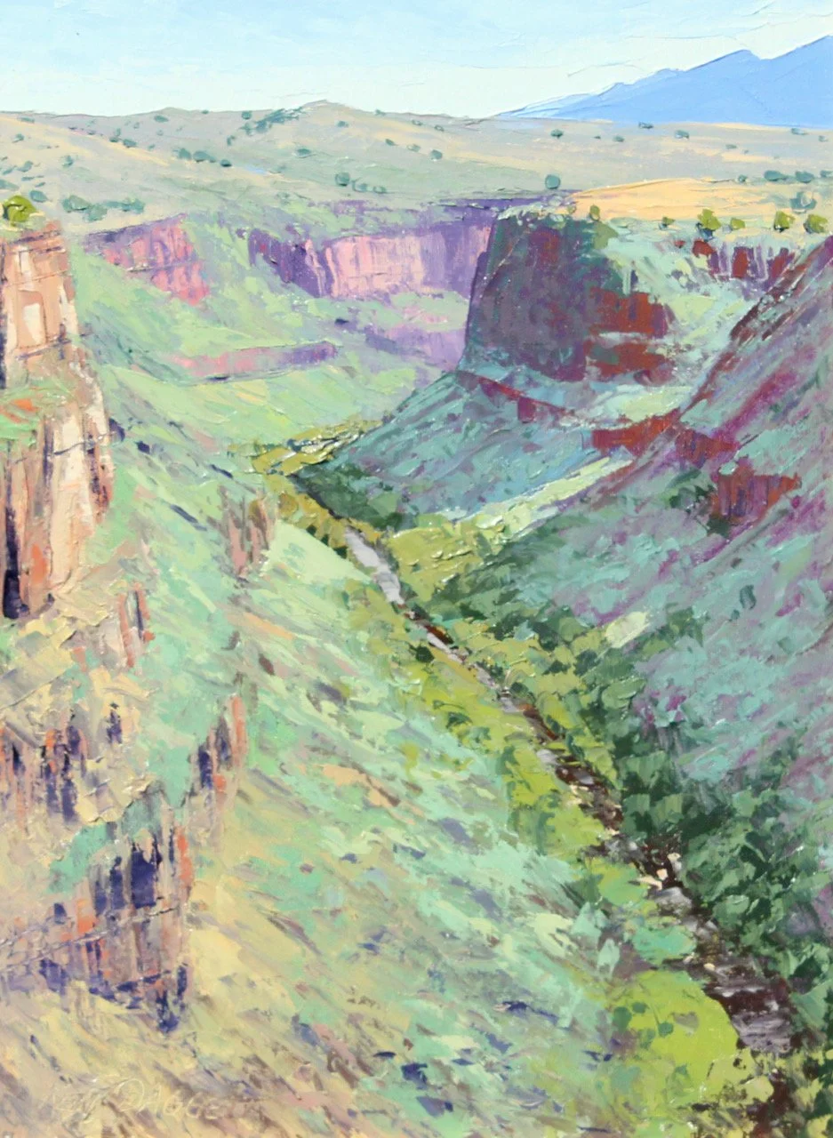 5-241 Ken Daggett "Rio Pueblo Gorge" $1,600.jpeg