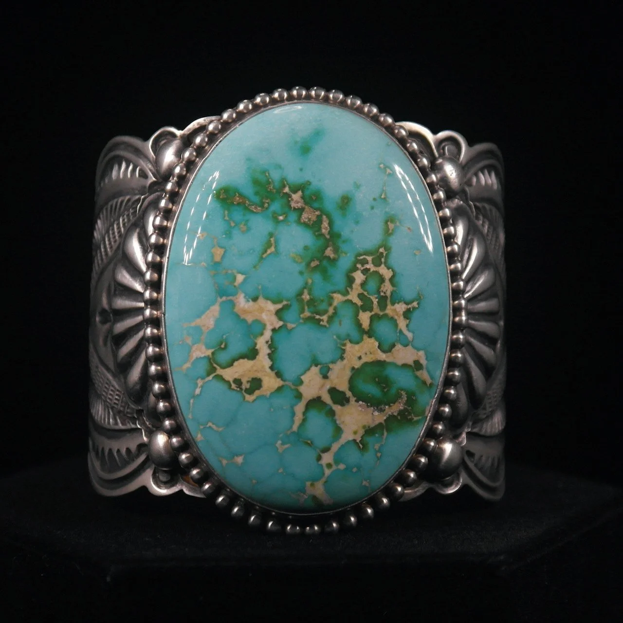 Sterling Silver Turquoise Cuff Bracelet .jpeg