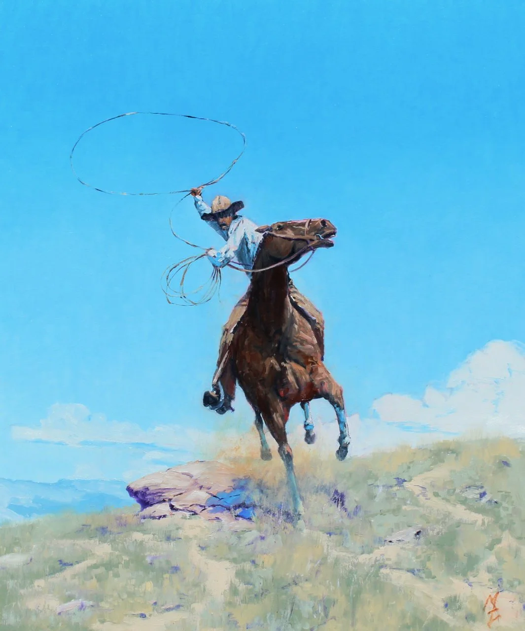 171-11 Michael Ome Untiedt %22Comes A Horseman%22 $22,500.jpg
