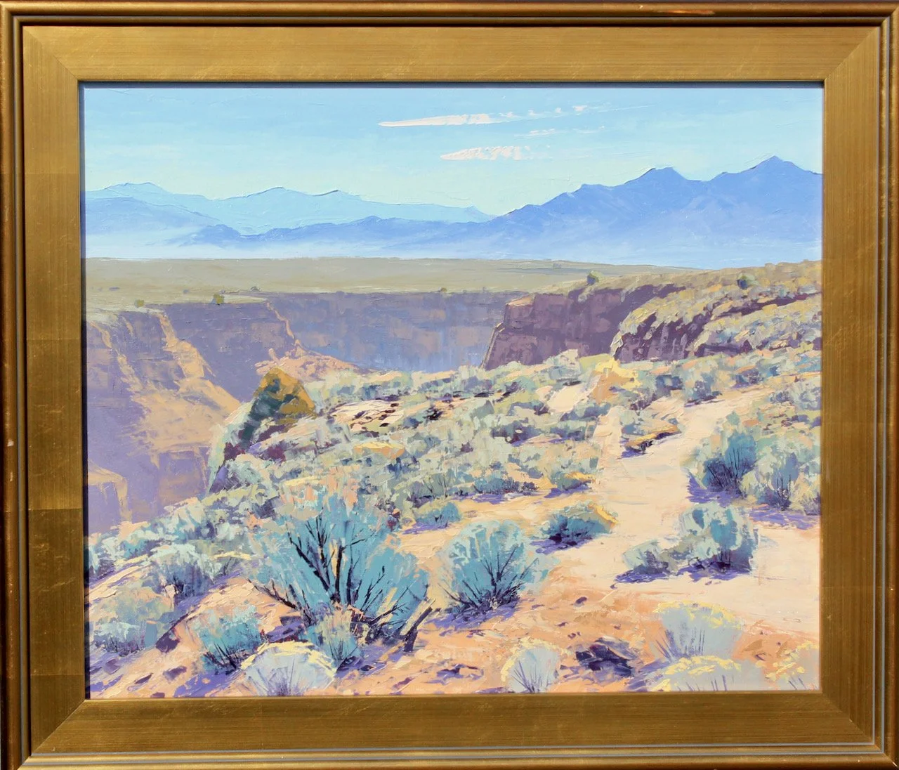 5-224 Ken Daggett "Gorge Edge" $2700-framed.jpeg