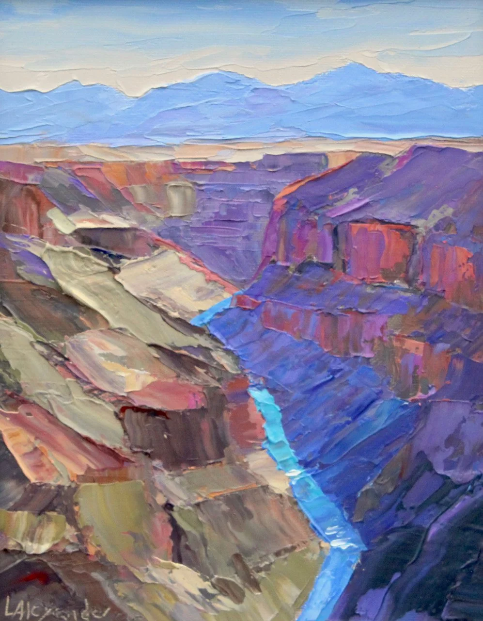 107-101 Lorraine Alexander "Afternoon at the Gorge" $1100.jpeg