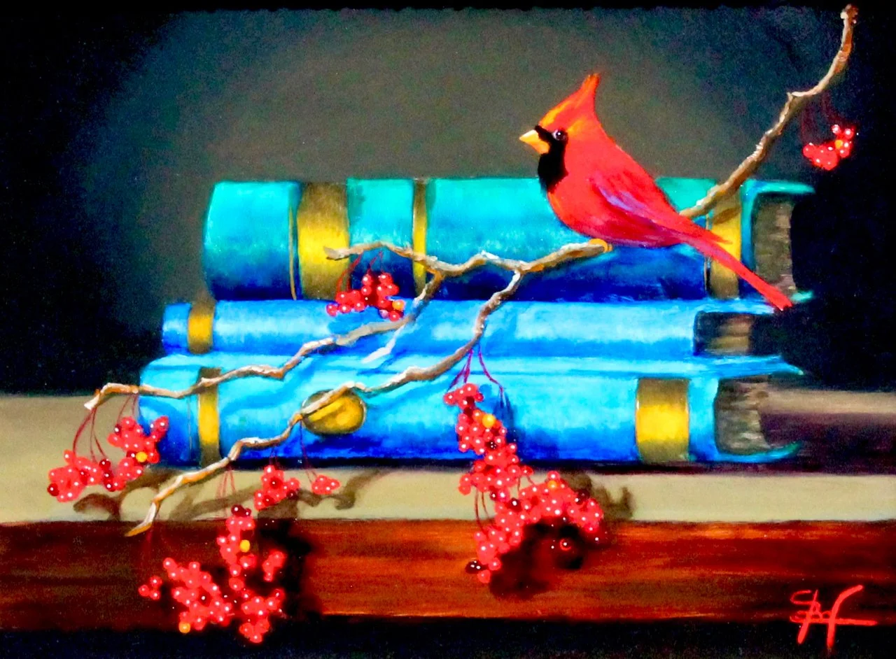106-165 Cynde Roof "Little Red Messenger" $2,150.jpg