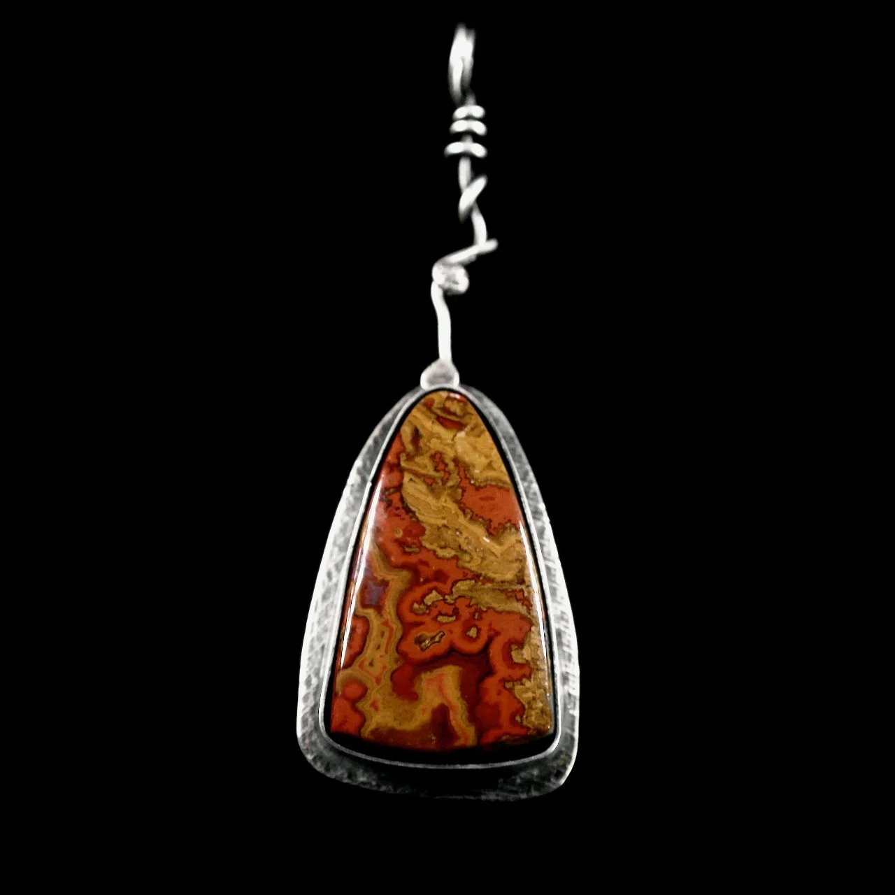 45-943 Fine Silver with Jasper Pendant $168..jpeg