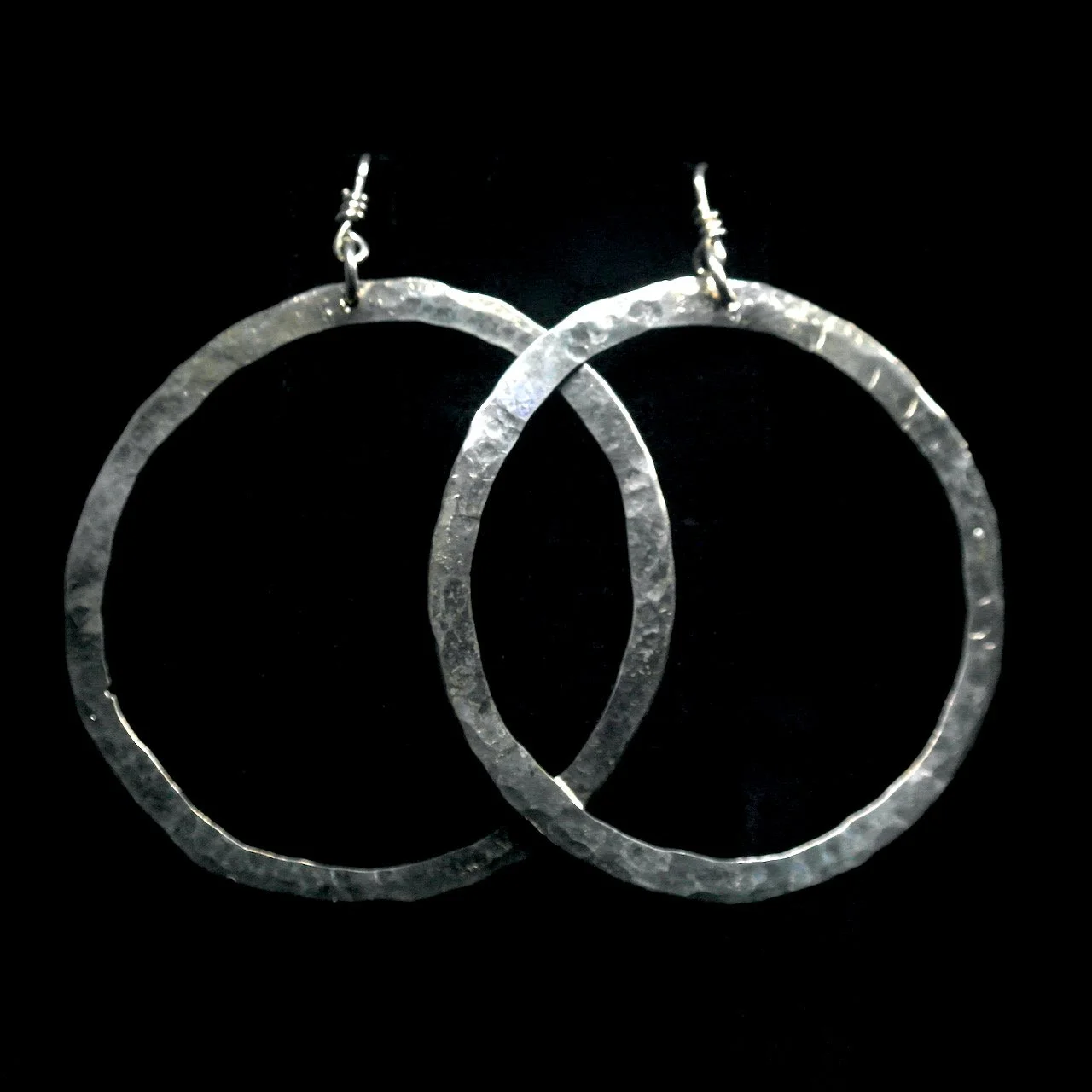 56-1208 Tony Davis Ingot Silver Large Hoop Earrings $125-1.jpeg