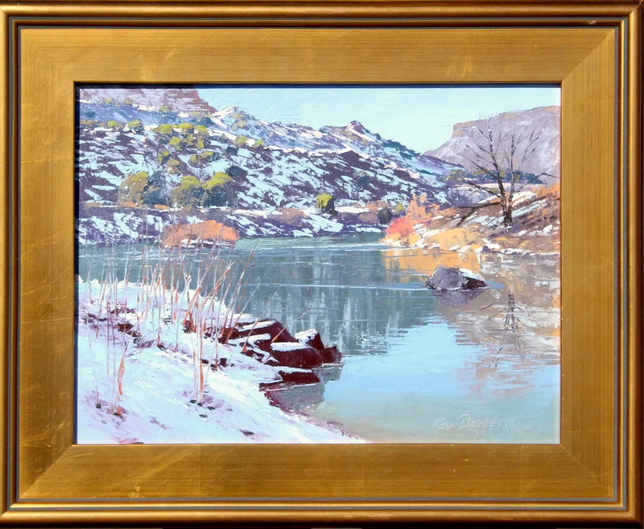 5-237 Ken Daggett "Snow Day" $1600-framed.jpeg
