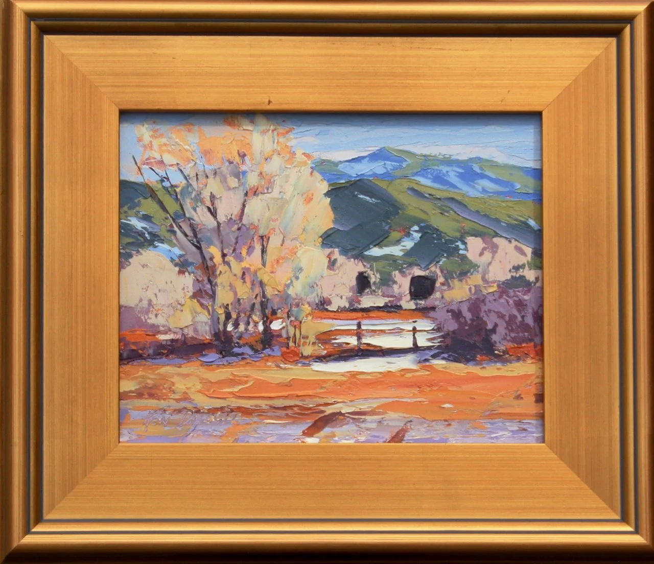 5-206 Ken Daggett %22Mariposa Lane%22 $900-framed.jpg