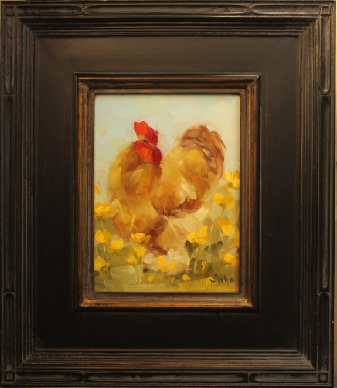 10-326 Denise Imke "Buttercup" $775-framed.jpg