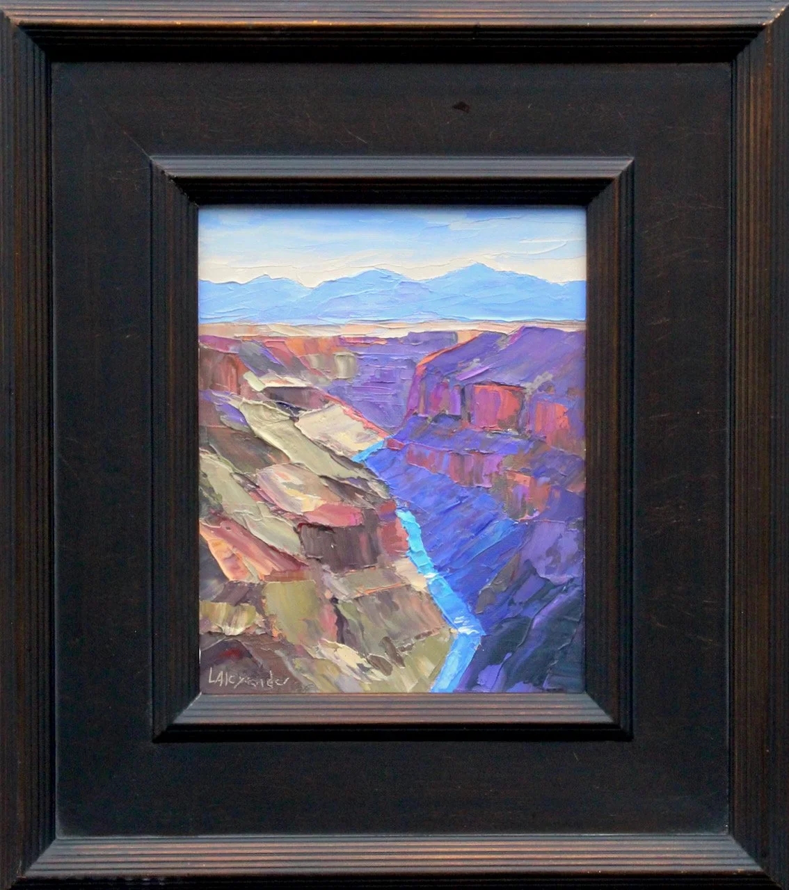 107-101 Lorraine Alexander "Afternoon at the Gorge" $1100-framed.jpeg